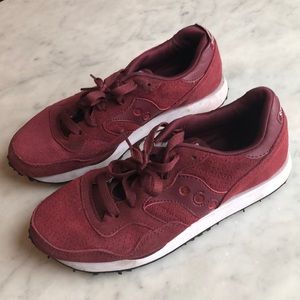 Madewell x Saucony suede sneakers